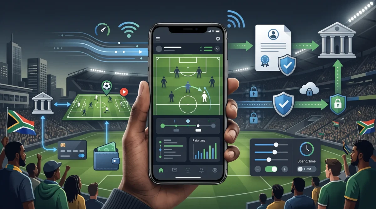 App de apuestas práctica para fans del fútbol sudafricano